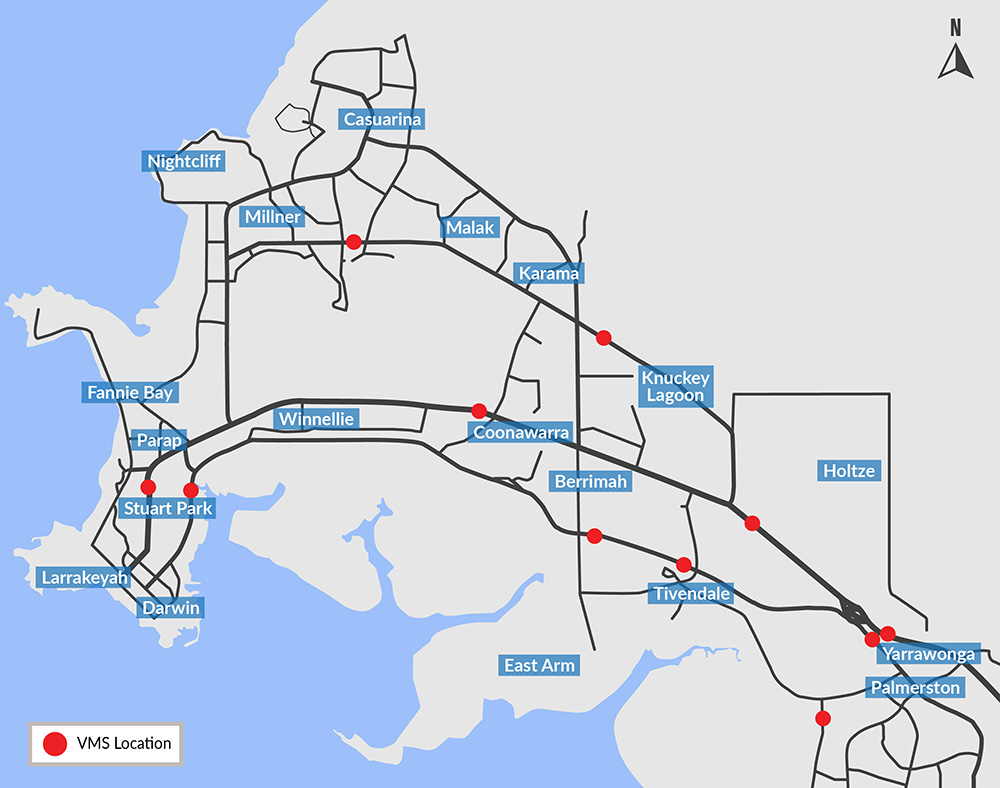 VMS Darwin Palmerston map