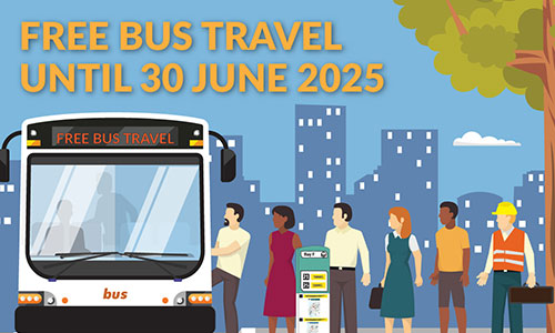 Free public bus travel until 2025